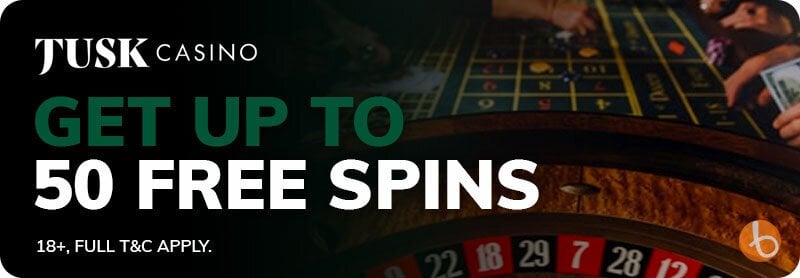 Tusk Casino welcome bonus