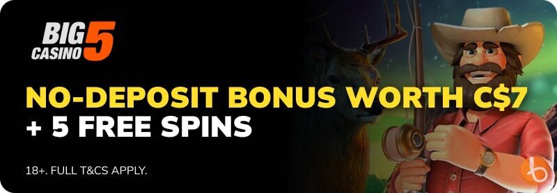 Big5 Casino bonus banner