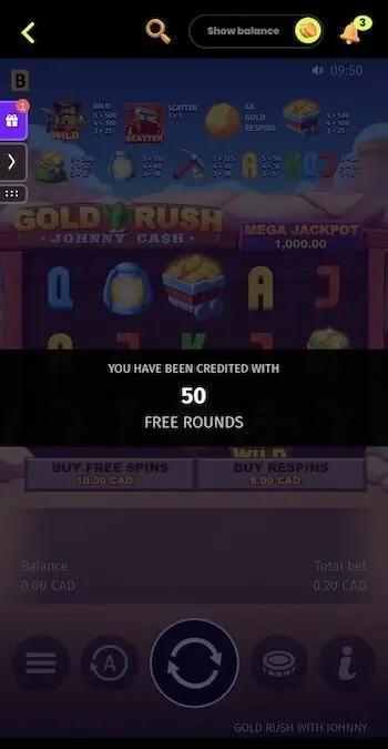 Claim the bonus code at Spin Samurai