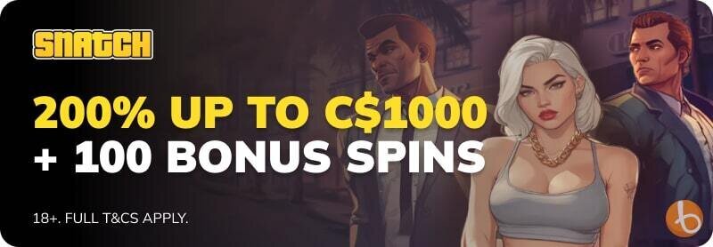 Snatch Casino bonus banner