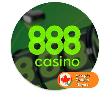 888 casino logo rounded