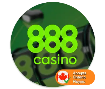 888 Casino accepts Ontario players and offers an app