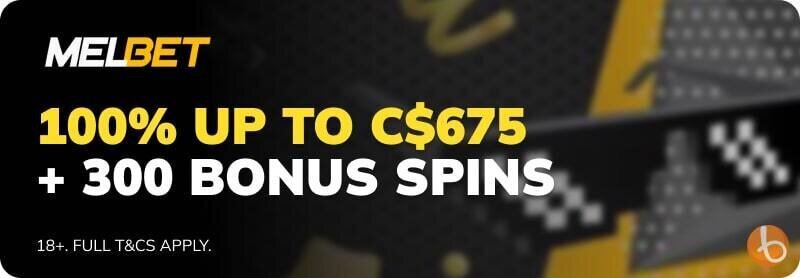 MelBet bonus banner