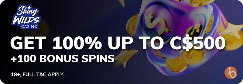 Shiny Wilds Casino welcome bonus