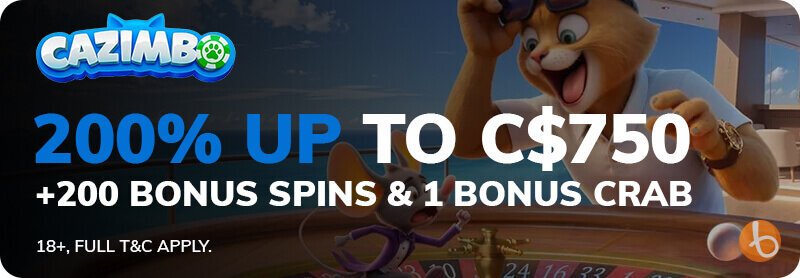 Cazimbo welcome bonus