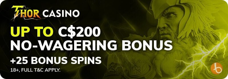 Thor Casino welcome bonus offer