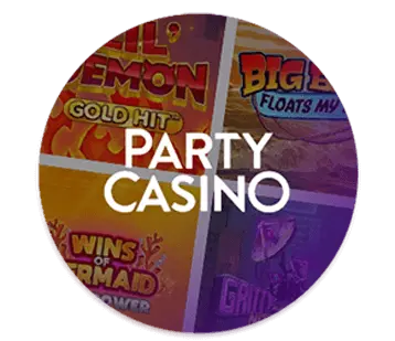 Round logo for PartyCasino