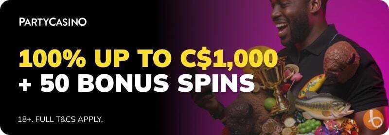 Party Casino bonus banner