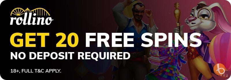 Rollino Casino welcome bonus offer