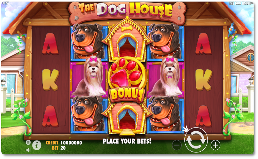 Dog house is one of the dogecoin slots