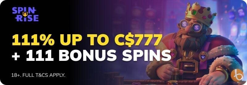Spinrise welcome bonus