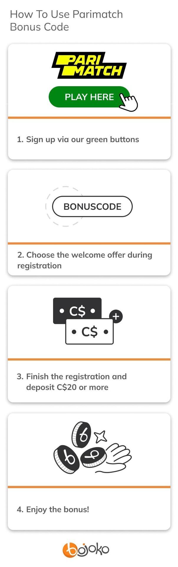 How To Use Parimatch Bonus Code