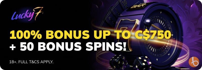 Lucky7even Casino bonus banner