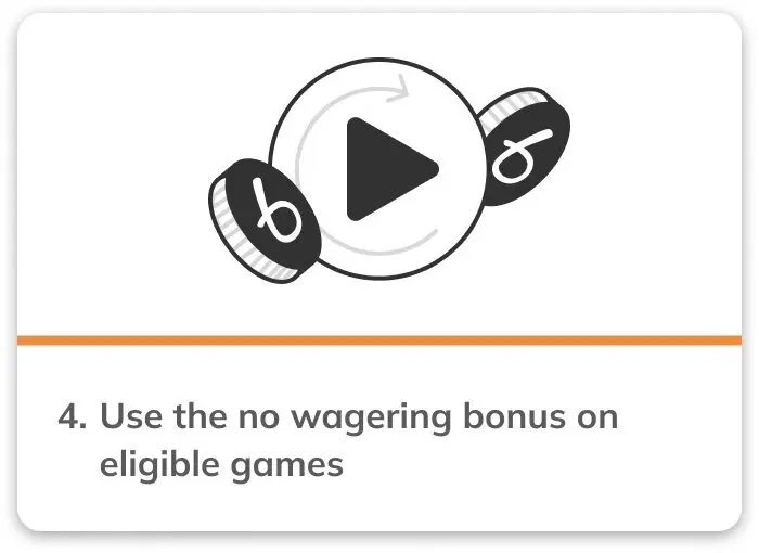 Step 4 use the bonus to play games