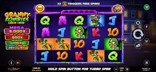 Granny VS Zombies slot by PearFiction Studios