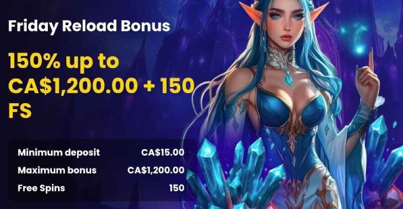 SlotsGem Friday reload bonus