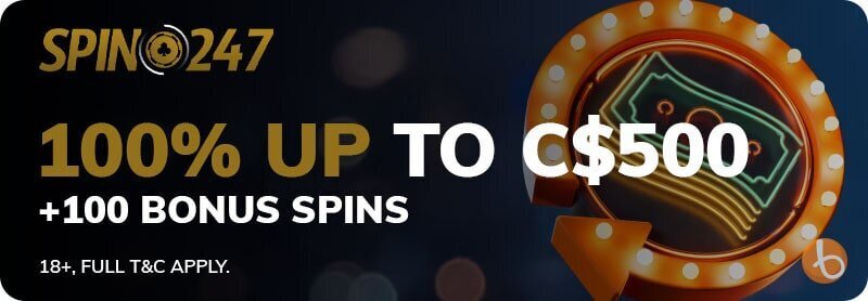 Spin247 Casino welcome bonus