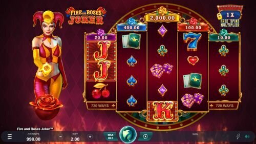 Fire and Roses Joker slot by Triple Edge Studios