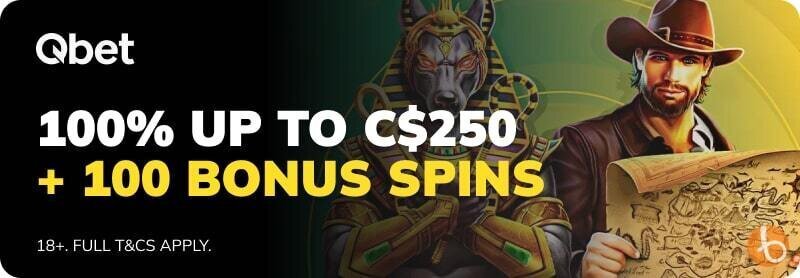 Qbet casino bonus offer banner