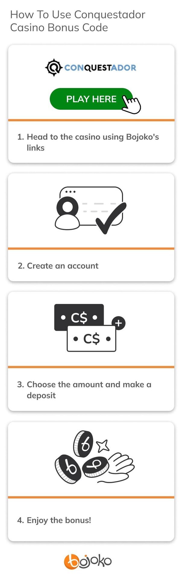 How To Use Conquestador Casino Bonus Code