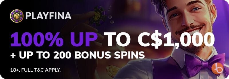 Playfina welcome bonus offer
