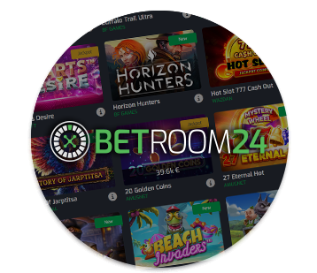 Betroom24 is the best Bitcoin casino for slots