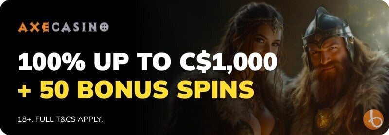 Axe Casino welcome bonus offer