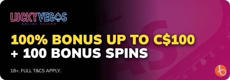 LuckyVegas Casino bonus banner