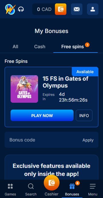Onlywin code claimed