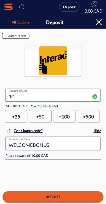Where to enter SIA casino promo code 4