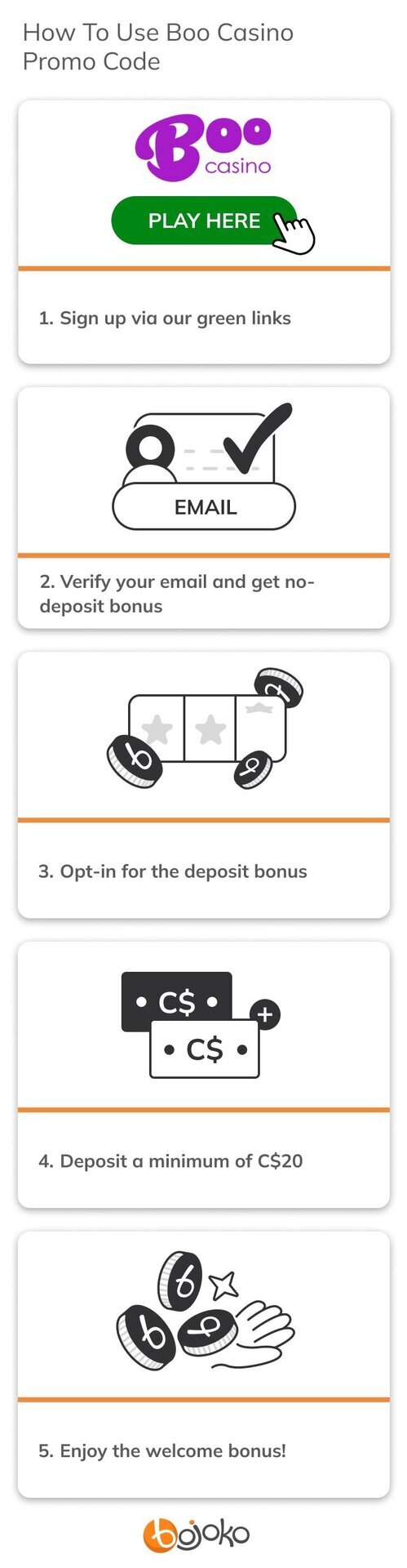 How To Use Boo Casino Promo Code