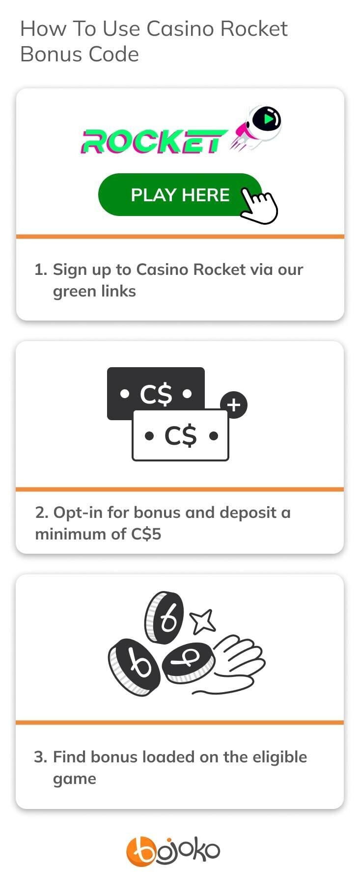 How To Use Casino Rocket Bonus Code