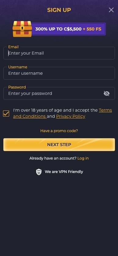 Where to enter BetPlays promo code