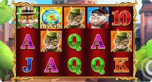 Stack A Cat slot from Leander Games