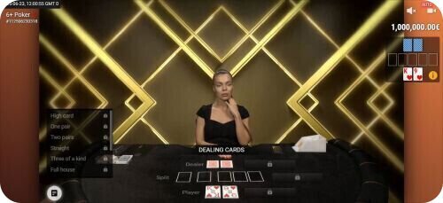 6+ Poker by BetGames