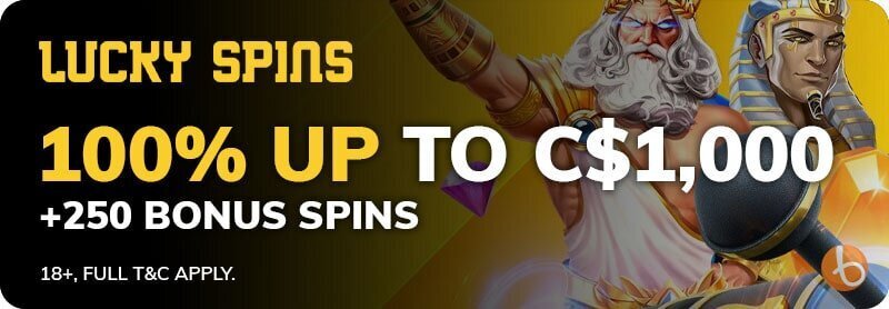 Lucky Spins welcome bonus