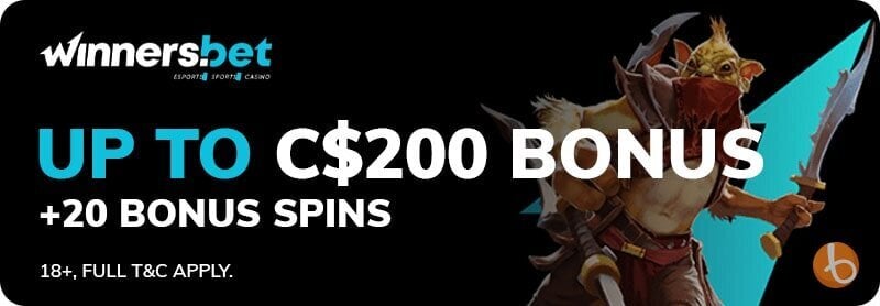 Winners.bet Casino welcome bonus