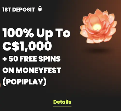 Claim first deposit bonus at Spin Samurai