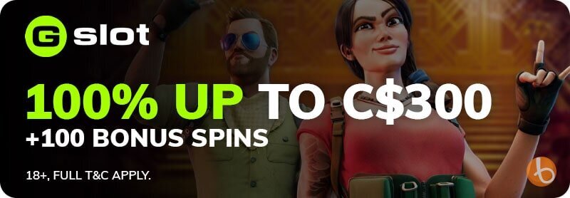 Gslot Casino welcome offer