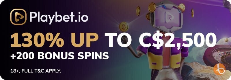 Playbet Casino welcome bonus
