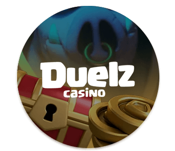 Duelz casino logo circle