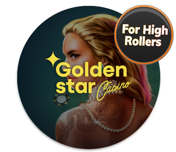 Golden Star Casino is best bitcoin casino for high rollers