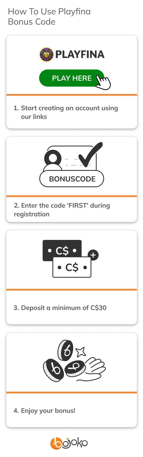 How To Use Playfina Bonus Code