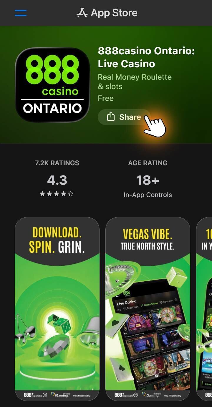 Download app via App Store